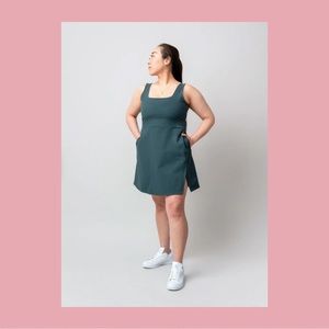 NWT Alder Apparel Get Dirty Dress 2.0 XL in forest green